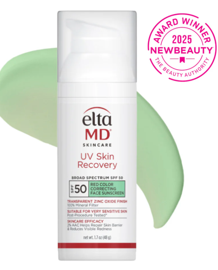 Skin Recovery Red Color Correcting Green Tint Broad-Spectrum SPF 50